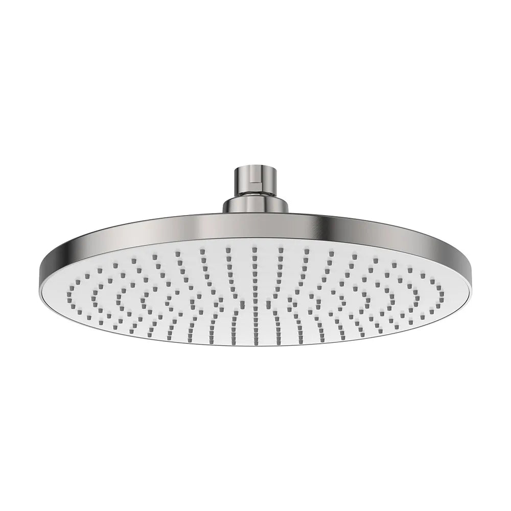 Rociador de Ducha Circular Frontal Silicona Acero Inoxidable RainSense 23x23cm Roca - Vista 2