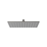 Rociador Cuadrado Orientable de Pared O Techo Latón Cromado 30x30cm Roca