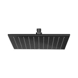 Rociador cuadrado orientable de pared o techo 30x30 cm latón cromado Roca