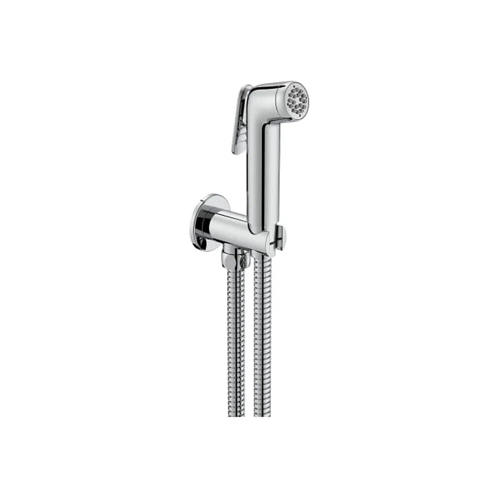 Kit Ducha Grifería para Bidé con Ducha de Mano Auto Stop y Flexible Metálico 120 cm Roca - Vista 1