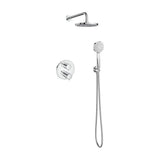 Encastré Thermostatique Pour Bain Et Douche Avec Pommeau Bras 40 Cm Support Douchette de 20 cm Colección Basic Roca