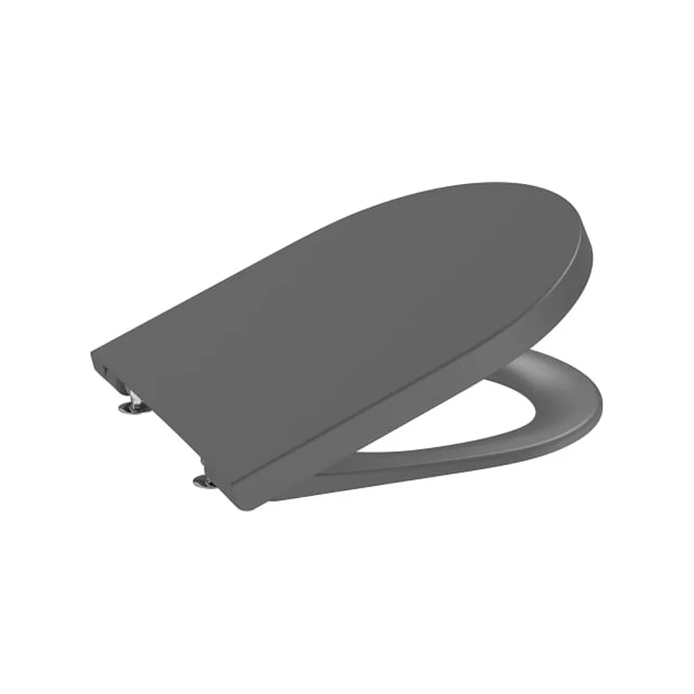 Tapa y Asiento Redondo con Amortiguada para Inodoro Compacto Inspira Roca - Vista 1
