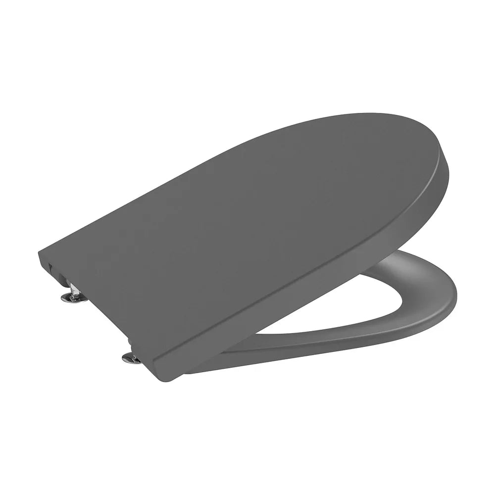 Tapa y Asiento Redondo con Amortiguada para Inodoro Compacto Inspira Roca - Vista 2