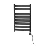 Toallero eléctrico mural 300W acero negro mate 50x80 cm Roca