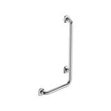 Poignée de bain angulaire 90 degrés droite pour personnes à mobilité réduite dimensions 74 x 43 x 8,5 cm Roca