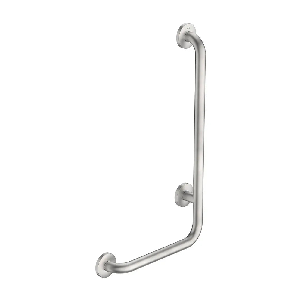 Asa de baño angular 90º derecha para movilidad reducida acabado satinado Roca - Vista 2