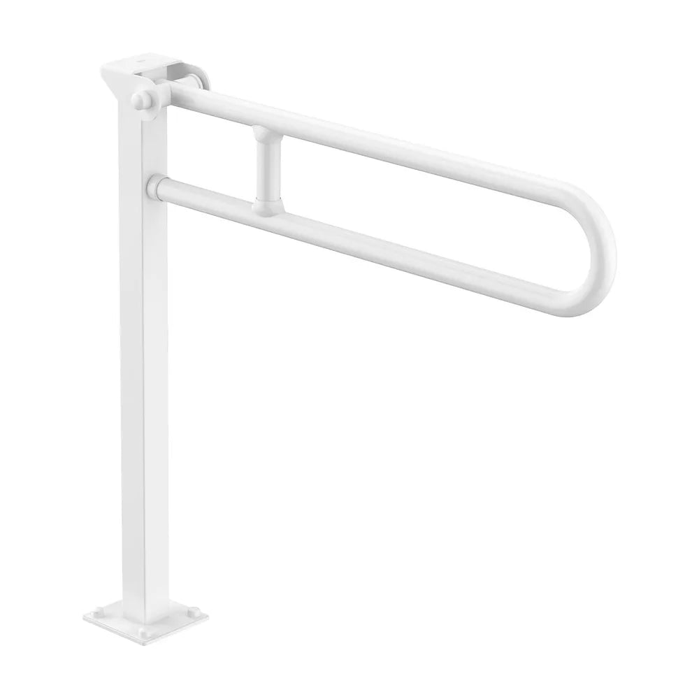 Asa de baño abatible con pie a suelo 80x84 cm para movilidad reducida Roca - Vista 2