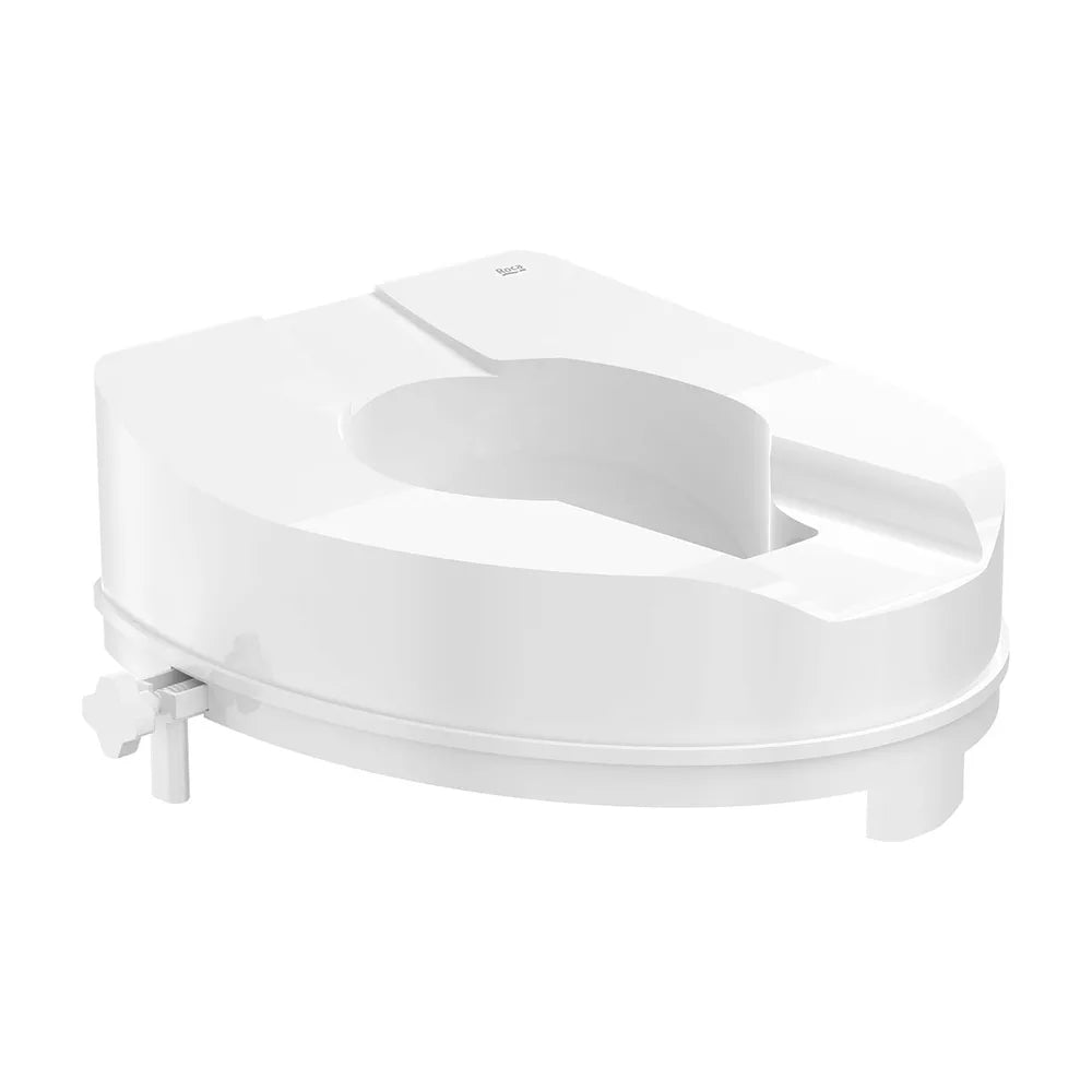 Asiento Elevado para Wc Brillante Instalación Mural Soporte 150 Kg Access Blanco Roca - Vista 2