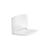 Folding Antibacterial Shower Seat for Reduced Mobility Access White Roca