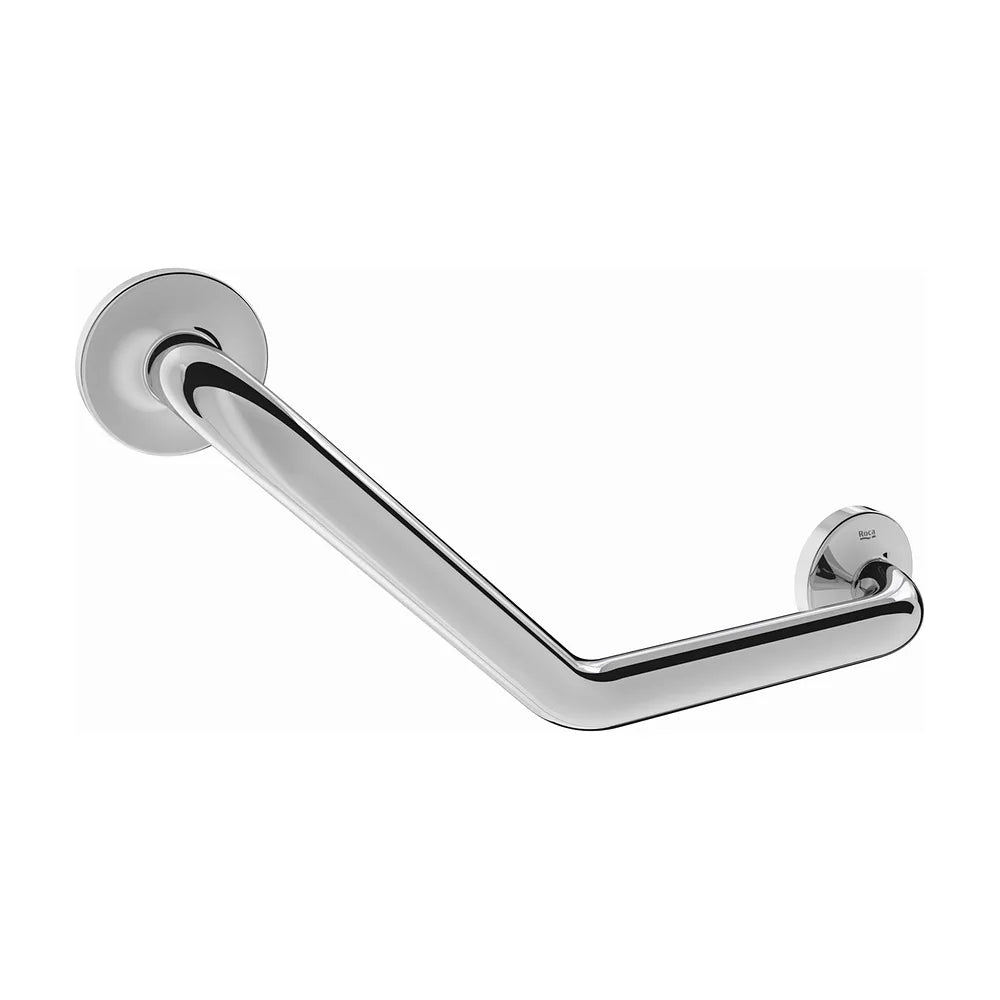 Asa de baño angular 135 grados acero inoxidable 48x8x24 cm Roca - Vista 2