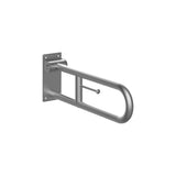 Asa de baño abatible con portarrollo acabado mate 32 mm para movilidad reducida Roca