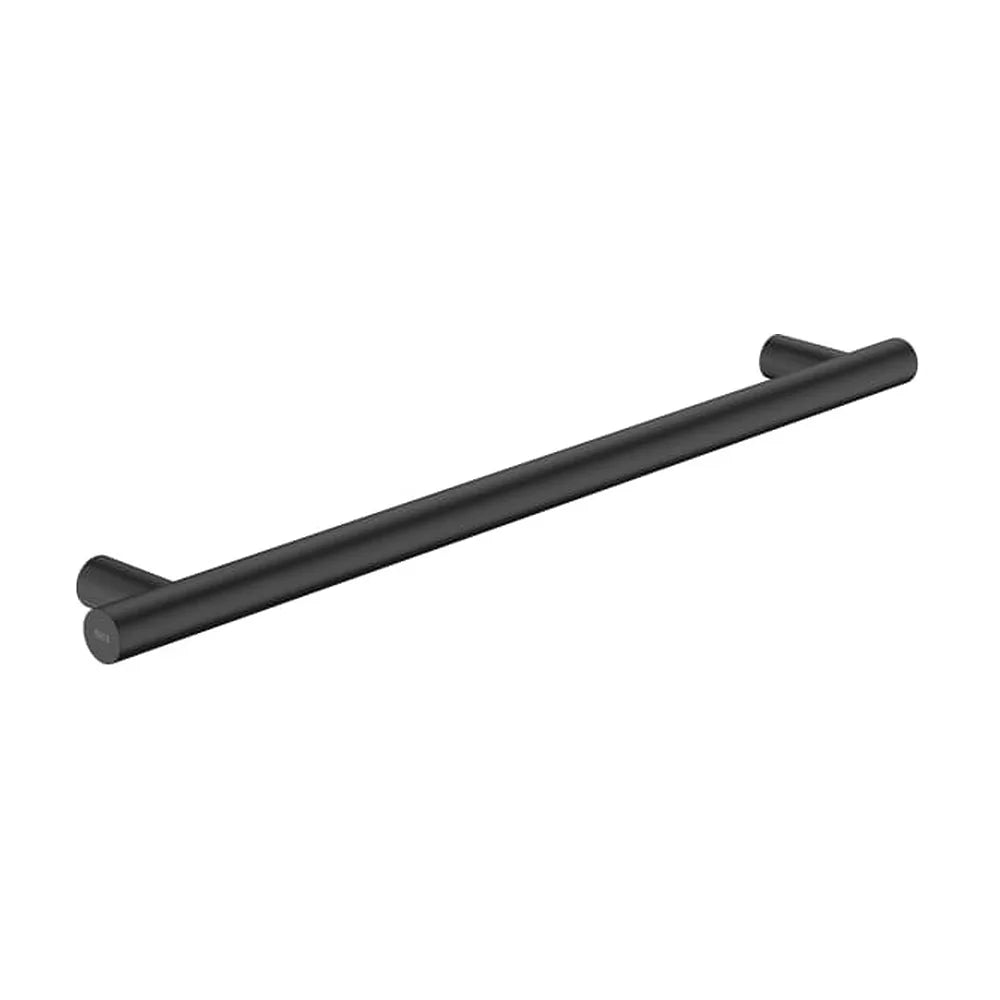 Asa recta para baño 70x8 cm soporte 120 kg color negro mate Roca - Vista 1