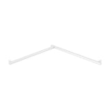 Asa angular de baño a dos paredes para movilidad reducida 73x85 cm Blanco Roca