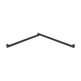 Asa angular de baño a dos paredes para movilidad reducida 73x85 cm Negro mate Roca