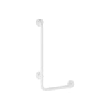 Barre d'appui angulaire 90 degrés antibactérienne fixation murale gauche diamètre 33 mm capacité 150 kg Roca