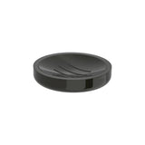 Jabonera de encimera metal negro titanio 11x11 cm Roca