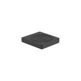 Wall-Mounted Metal Soap Dish for Bathroom Tempo 12x11cm Matte Black Roca