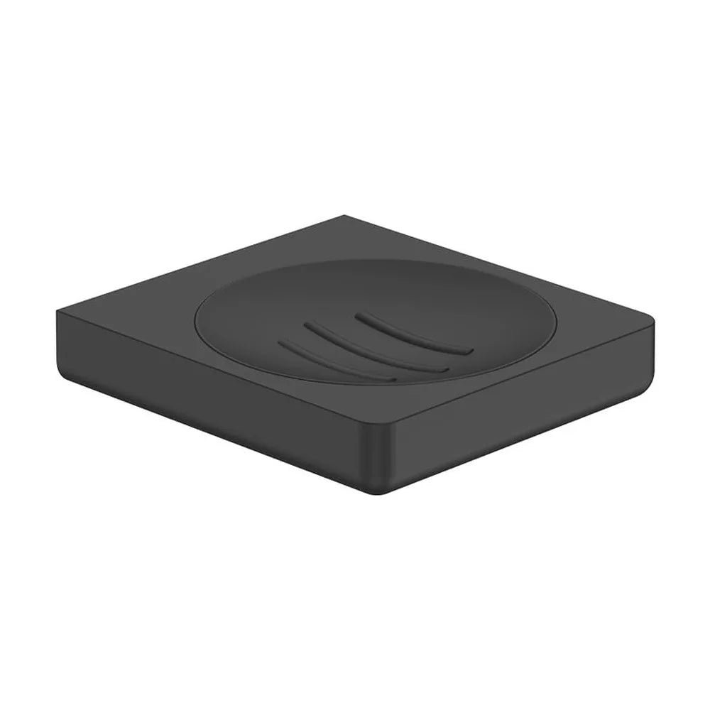 Jabonera de Pared Metal para Baño Tempo 12x11cm Negro Mate Roca - Vista 2