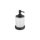 Dosificador de encimera negro mate 9.7x9.4x16.5 cm para baño Roca