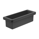 Contenedor mural metal negro titanio cepillado 30x11 cm Tempo Roca