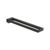 Toallero doble 42x4.6x8 cm acabado negro titanio para baño Roca