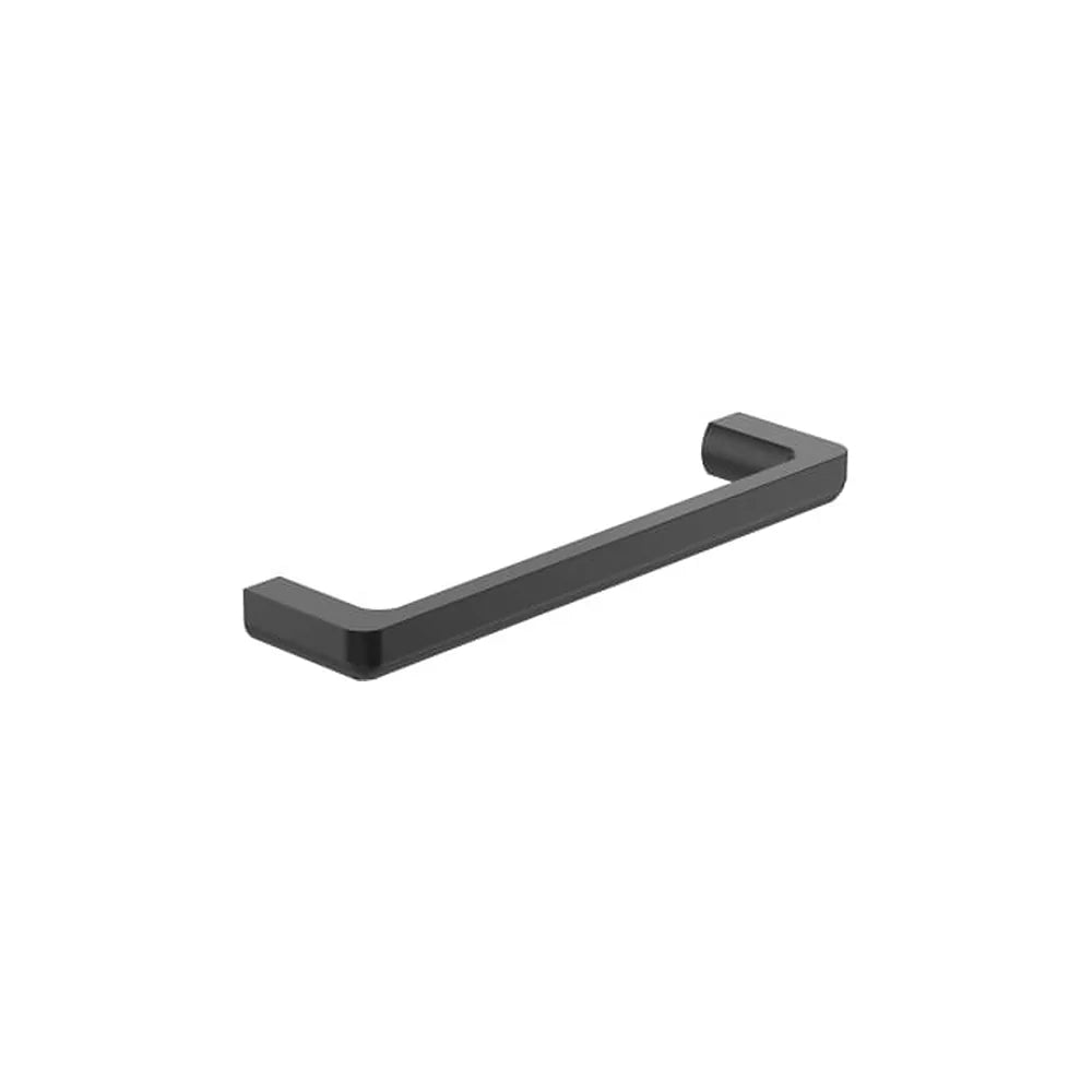 Toallero de lavabo negro titanio cepillado 30x7 cm diseño minimalista Roca - Vista 1