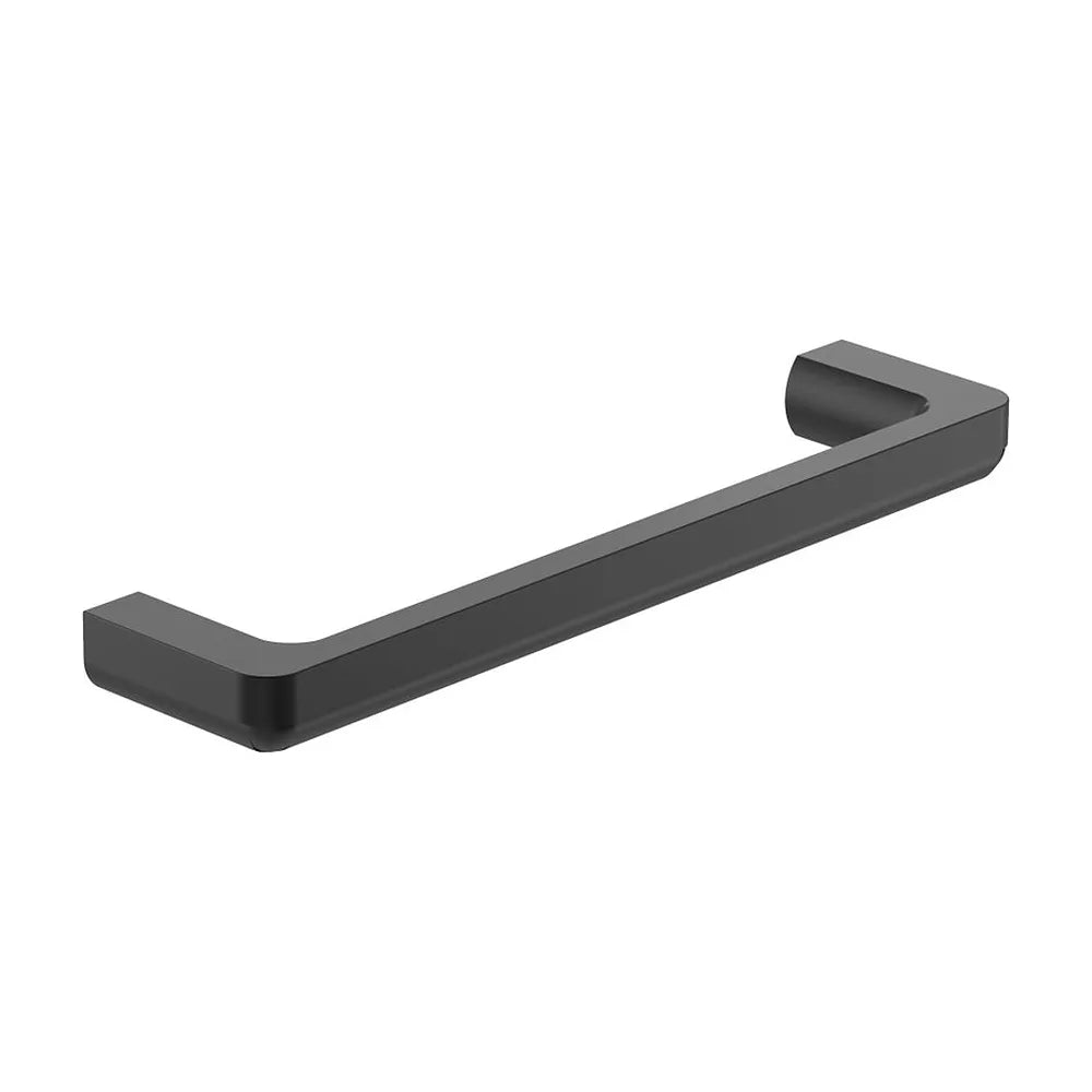 Toallero de lavabo negro titanio cepillado 30x7 cm diseño minimalista Roca - Vista 2