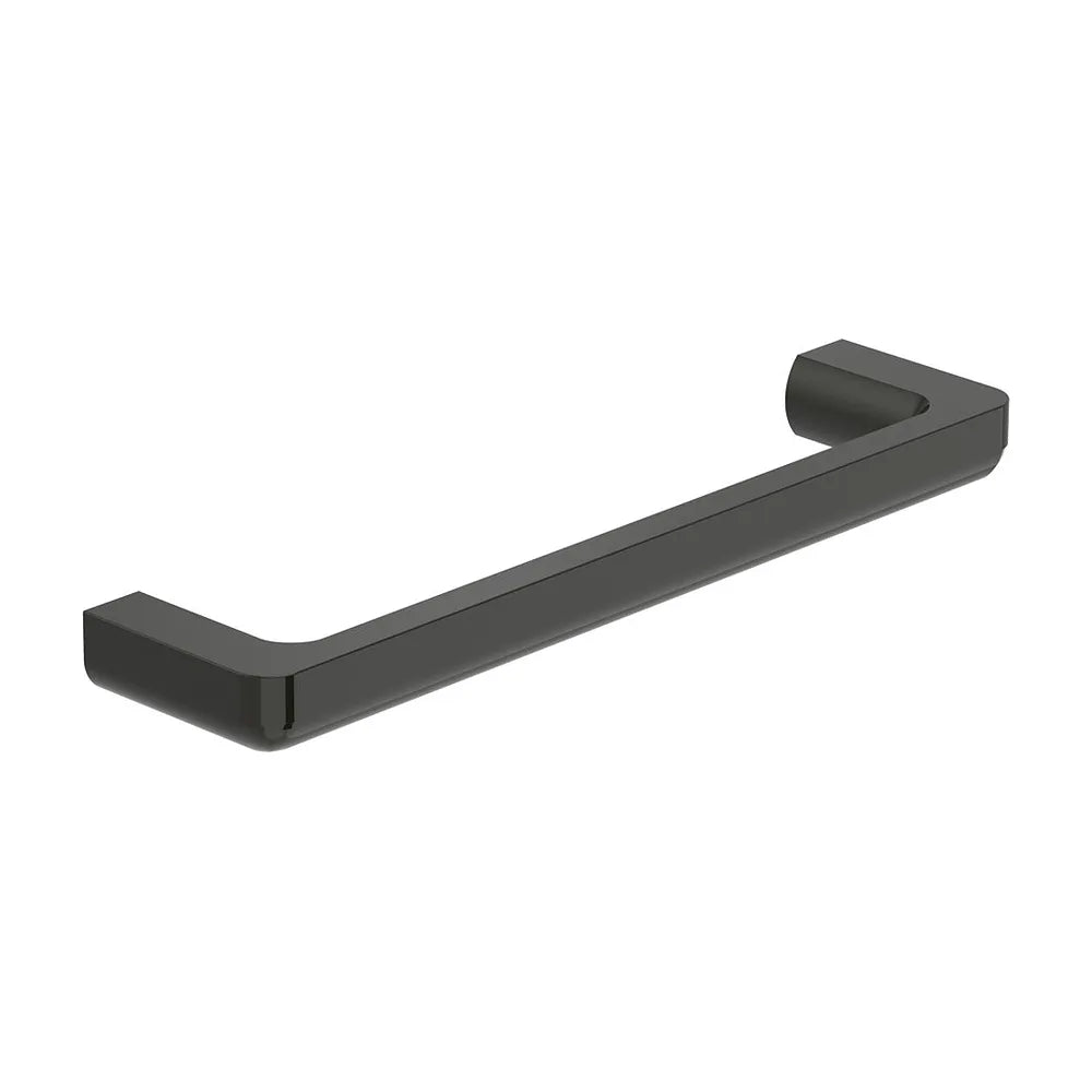 Toallero de lavabo negro titanio 30x7 cm diseño minimalista Tempo Roca - Vista 2