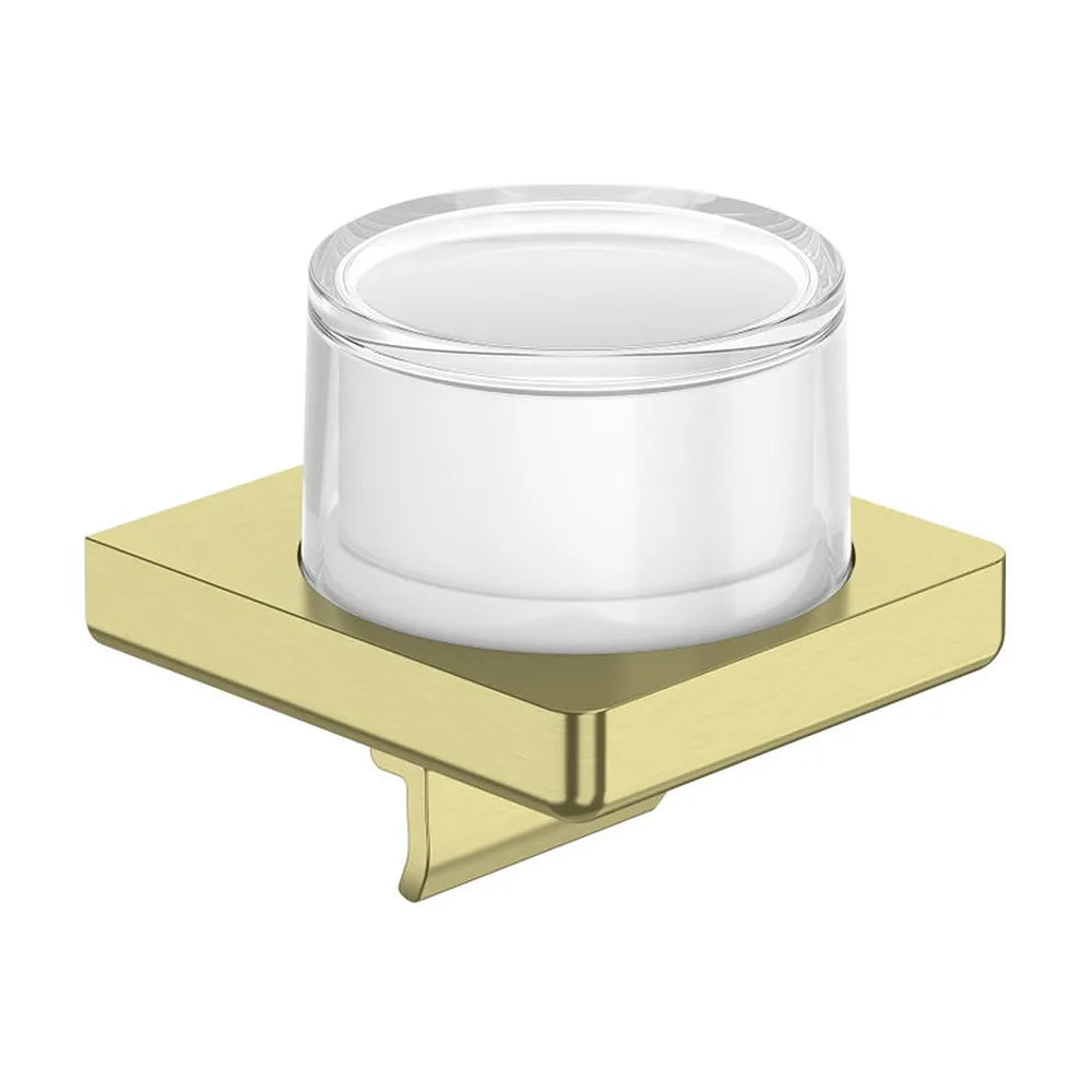 Dosificador de pared para baño diseño minimalista cristal y metal Roca - Vista 2