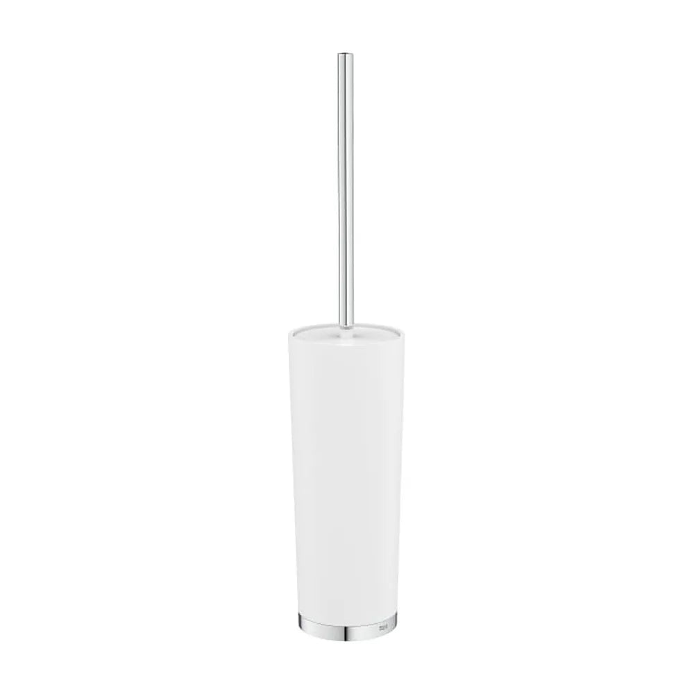 Escobillero de suelo cromado negro mate metal 39x8x8 cm Roca - Vista 1