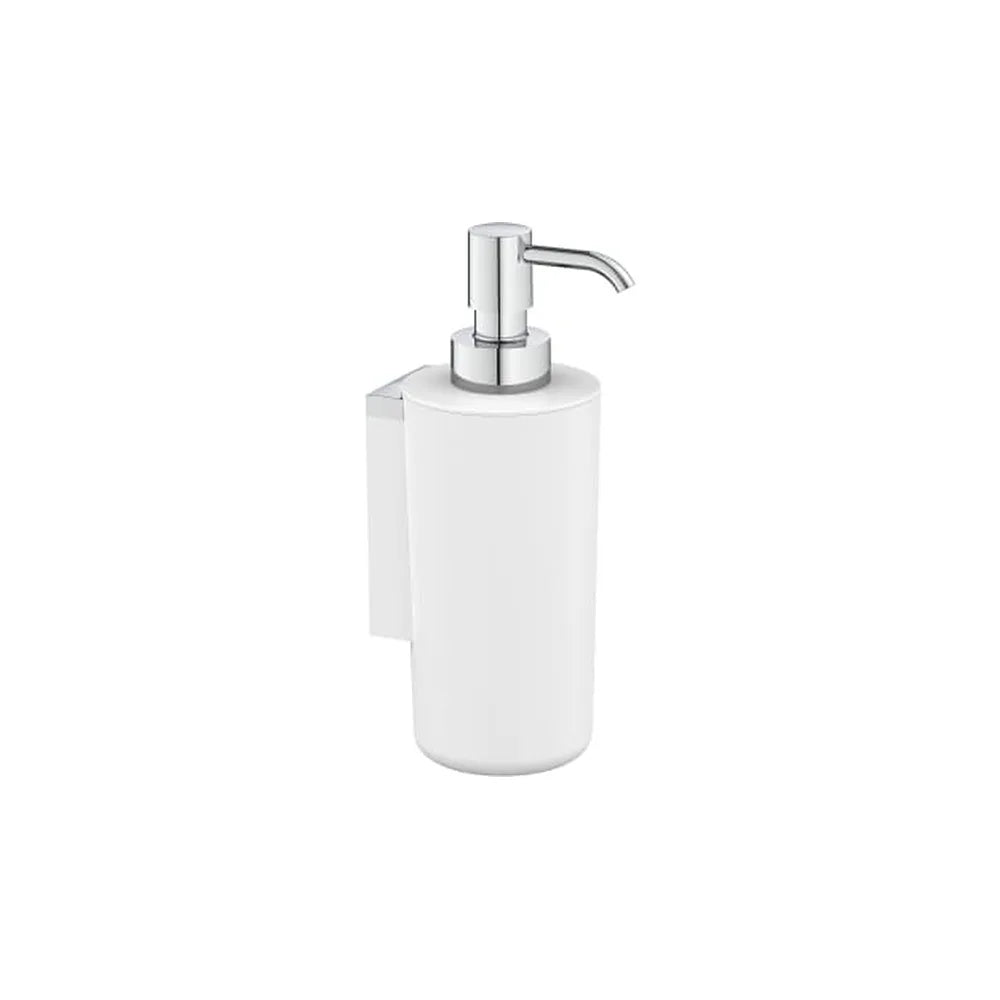 Dosificador de pared mural capacidad 250 ml con fijaciones cromado negro mate Roca - Vista 1