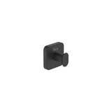 Percha mural con instalación adhesiva o tornillería carga 5 kg negro mate Roca