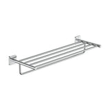 Wall-Mounted Towel Holder Chrome Metal with Fixings Victoria 60x20x10cm Roca