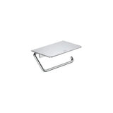Porte Rouleau Mural Tablette Métal Chromé X 6 Cm Fixation Vis Ou Adhésif Design Victoria 15x9 cm Roca