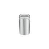 Vaso de encimera plástico cromado 7x7x12 cm para baño Roca