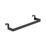 Toallero lateral para mueble acero inoxidable negro mate 39x10x5 cm Roca