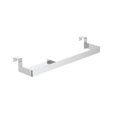 Toallero Lateral con Bandeja para Mueble Acero Inoxidable Cromado 39x10x5cm Colección The Gap Roca