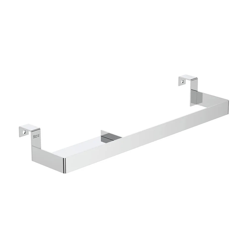 Toallero Lateral con Bandeja para Mueble Acero Inoxidable Cromado 39x10x5cm Colección The Gap Roca - Vista 2