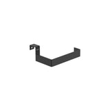 Portarrollo para mueble acero inoxidable negro mate 14x10x10 cm Roca