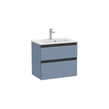 Mueble base compacto dos cajones lavabo centrado 60x38x54 cm Roca