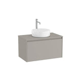 Mueble Base Suspendido Cajón para Lavabo Sobre Encimera 79x45x44cm Colección Ona Roca