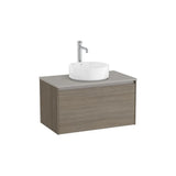 Mueble base suspendido con un cajón para lavabo sobre encimera 79x45x44 cm Roca