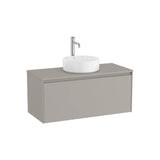 Mueble Base Suspendido 1 Cajón para Lavabo Sobre Encimera 99x45x44cm Colección Ona Roca