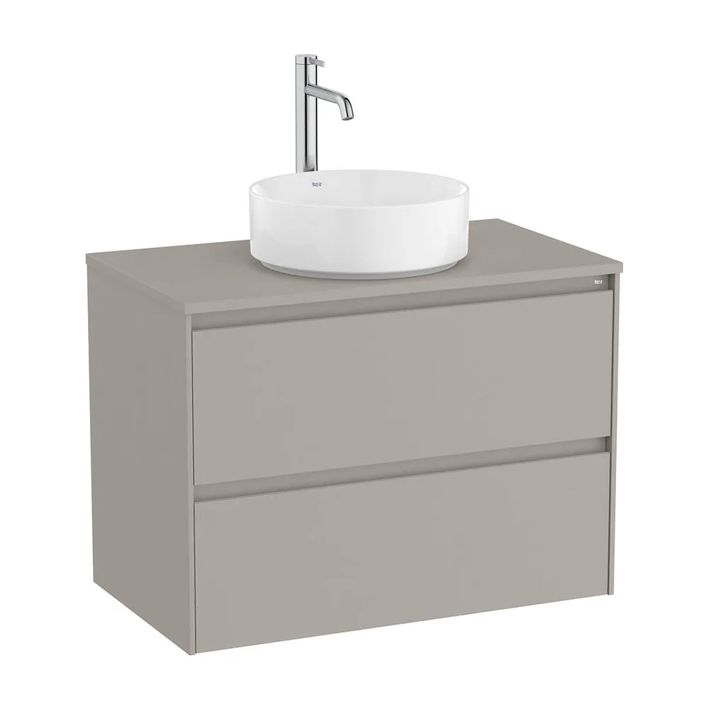 Mueble Base Suspendido 2 Cajones para Lavabo Sobre Encimera 79x45x58cm Colección Ona Roca - Vista 2
