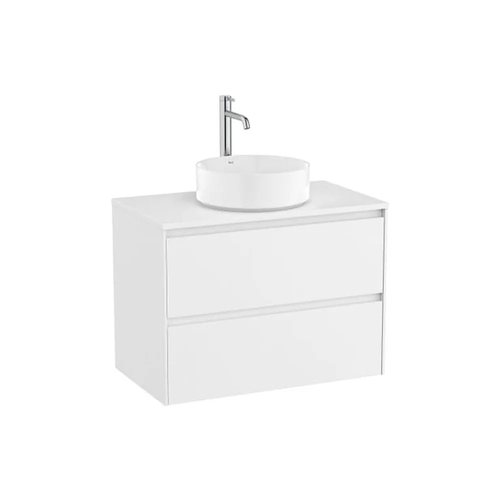 Mueble base suspendido dos cajones para lavabo sobre encimera 79x45x58 cm Roca - Vista 1