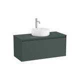 Mueble base suspendido un cajón para lavabo sobre encimera 99x45x44 cm Roca