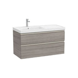 Mueble Base with Basin Plus a la Izquierda 2 Cajones City 100x46x57cm Colección The Gap Roble Roca