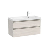 Mueble Base with Basin Plus a la Derecha 2 Cajones Nórdico 100x46x57cm Colección The Gap Fresno Roca
