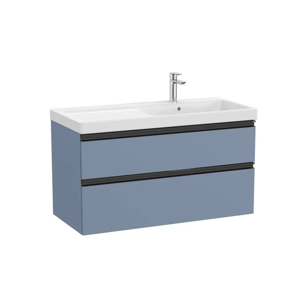 Mueble Base de 2 Cajones con Lavabo Plus a la Derecha 100x46x57cm Colección The Gap Roca - Vista 1