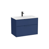 Mueble base suspendido dos cajones lavabo Stonex blanco 79x45x58 cm Roca